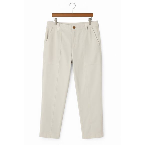 Brunello Cucinelli White Patch Pocket Utility Cotton Pants - Picture 14 of 14